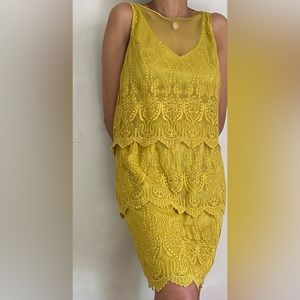 Love 21 yellow dress.